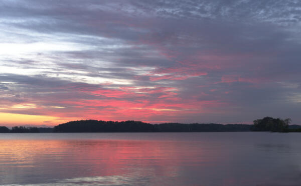 Yet another sunrise over Lake Lanier