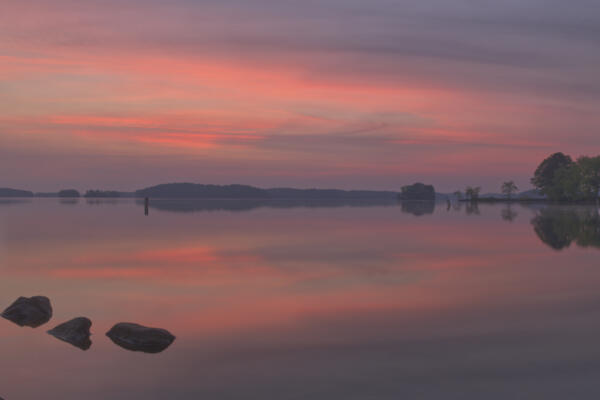 Late April sunrise at Lake Lanier