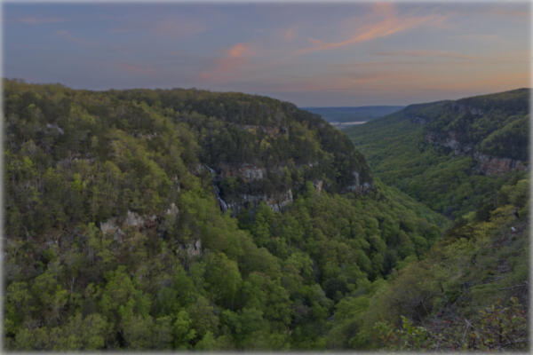 Sunrise over Cloudland Canyon