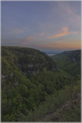 Sunrise over Cloudland Canyon