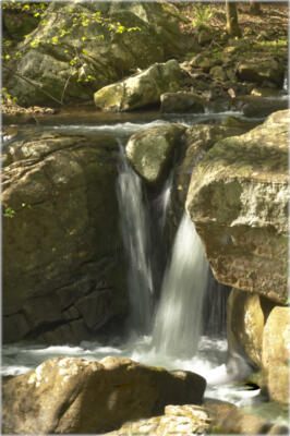 A small falls on Sitton's Creek
