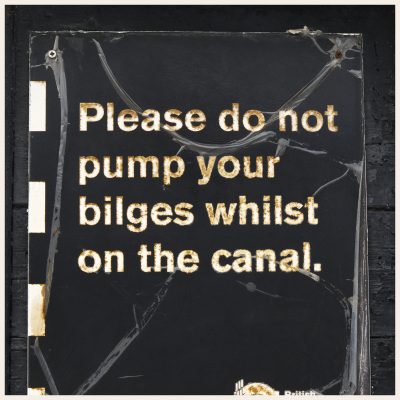 A sign at Neptune's Staircase