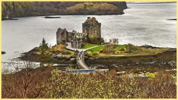 Eilean Donan Castle from above