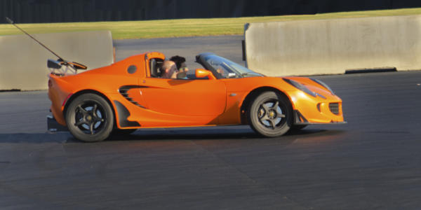 Sports car (a Lotus) at the Atlanta Motorsports Park