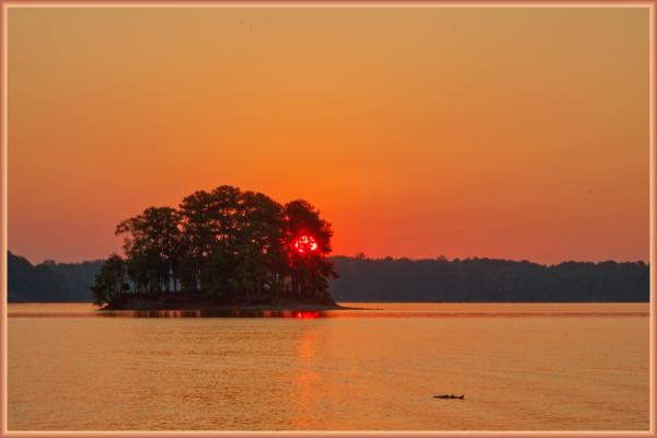 Lake Lanier summer sunrise
