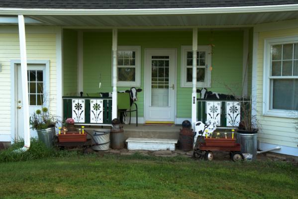 A back porch