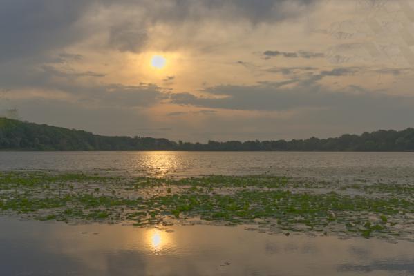 Sunrise over Lake Susan