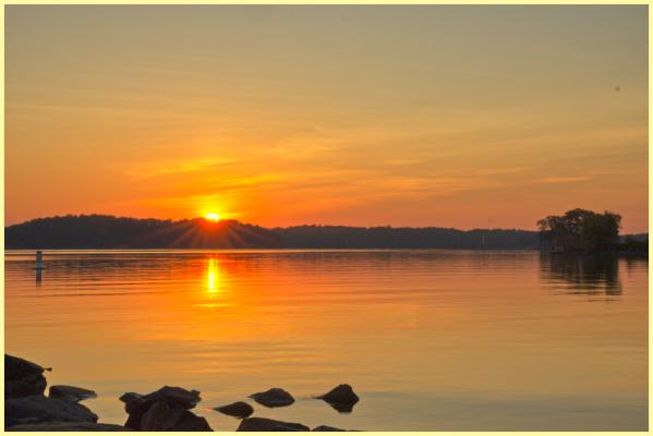Sunrise over Lake Lanier