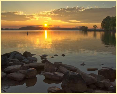 Sunrise over Lake Lanier