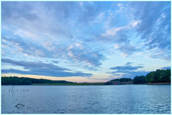 After sunrise at Buford Dam