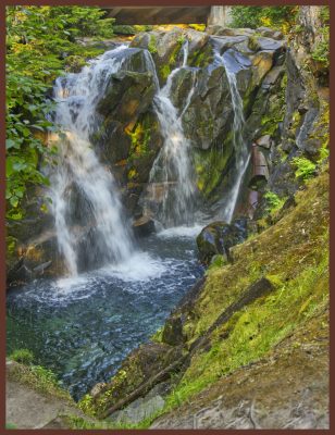 Narata Falls on the Paradise River in Mt Rainier National Park