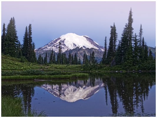 Before sunrise at Tipsoo Lake 