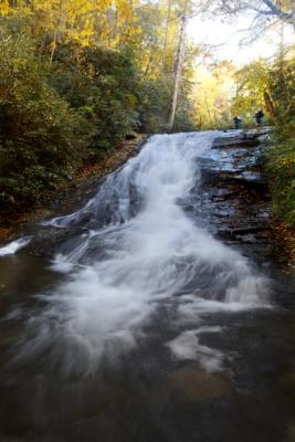 Lower falls on Helton Creek