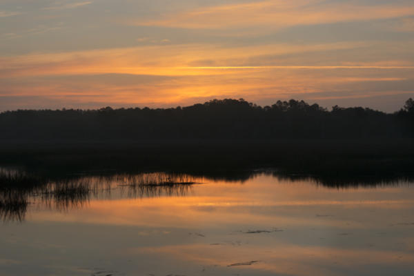 Sunrise over the marsh