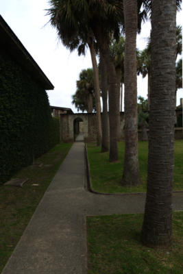 Part of the central courtyard