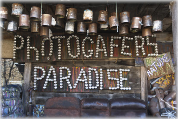 Near the front door, as I was leaving.