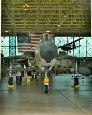 F-105 at the Pacific Aviation Museum on Ford Island in Pearl Harbor