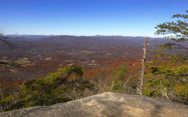 View from Mt Yonah