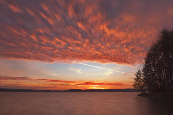 Late January Sunrise over Lake Lanier