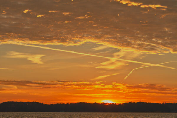 Late January Sunrise over Lake Lanier