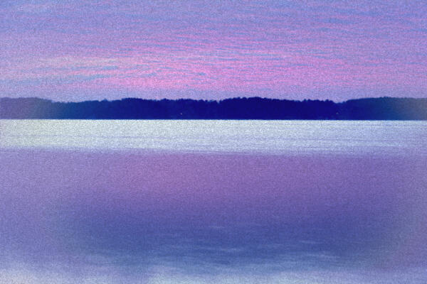 Lake Lanier early light before sunrise