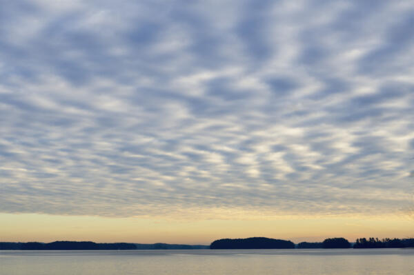 Interesting clouds over Lake Lanier