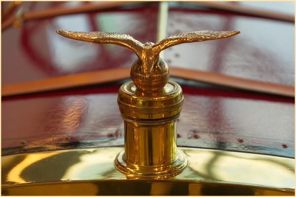 Another view of the same hood ornament