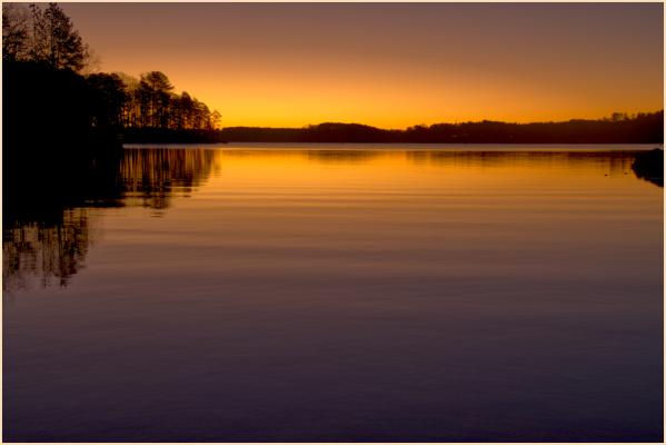 Sunrise over Lake Lanier