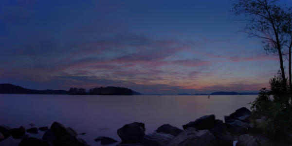 Panorama 30 min before sunrise