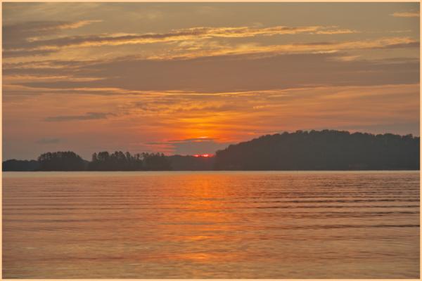 Lake Lanier sunrise