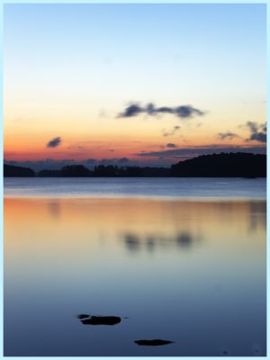 A peaceful sunrise at Lake Lanier