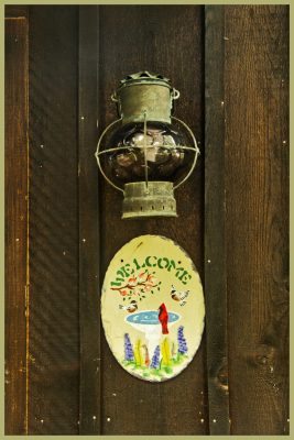 By the mudroom door