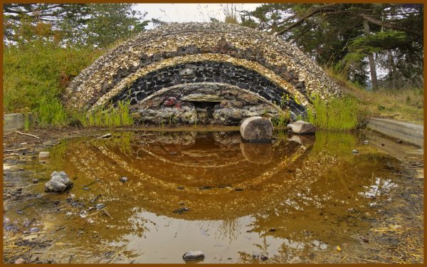 Grotto on Hummingbird Island in Elkhorn Slough