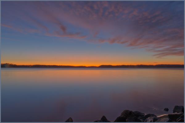 Very early light over Lake Lanier