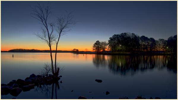 Morning twilight at Lake Lanier