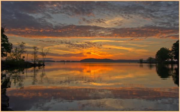 Sunrise over Lake Lanier