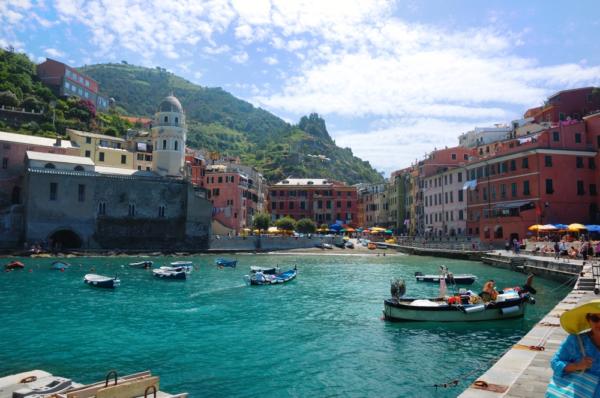 One of the towns in Cinque Terra, Italy