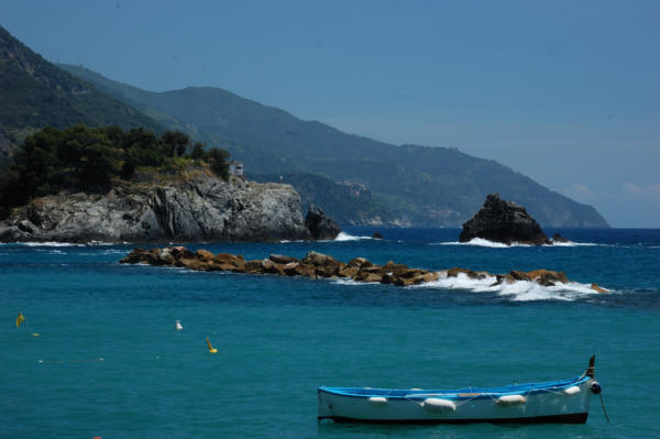On the west end of Cinque Terra
