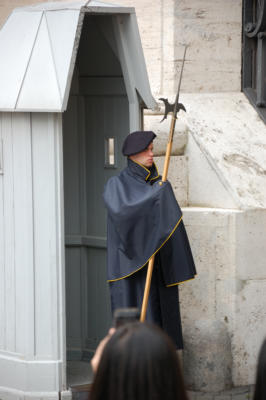 Swiss Guard on  duty