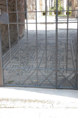 Tile flooring in Pompeii