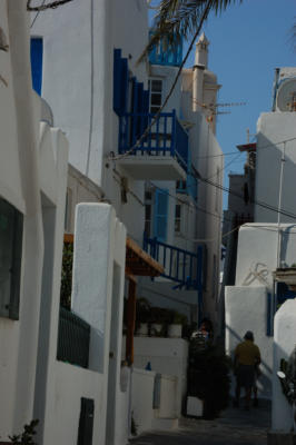 Street on Mykonos