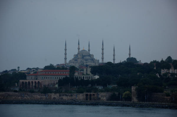 View of the blue mosque in Istanbul