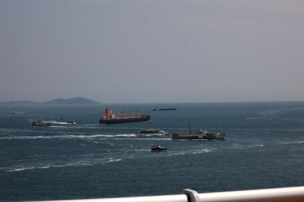 Traffic jam departing Istanbul
