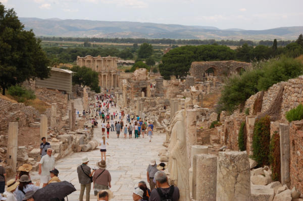 View from the top of Ephesus