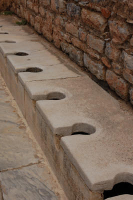 Toilets in Pompeii