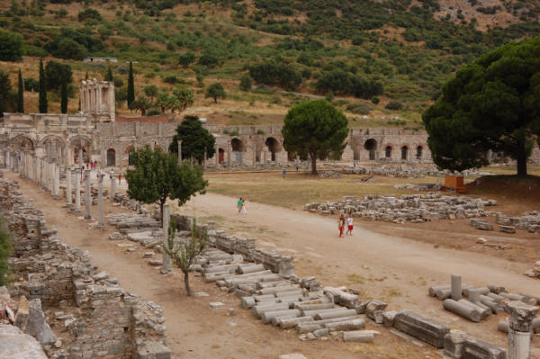 Where Paul is thought to have preached in Ephesus
