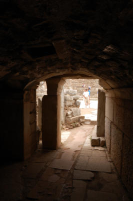 Entry to the theater in Ephesus
