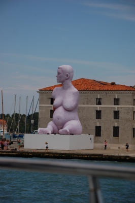 Modern art on display in Venice