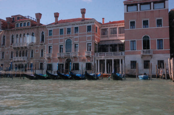View from a canal in Venice