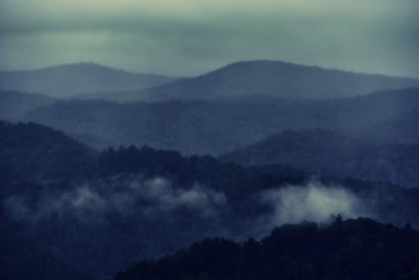 Another cloudy sunrise along the Foothills Parkway